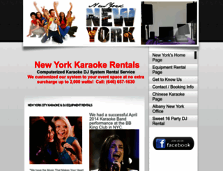 newyorkkaraokerentals.com screenshot