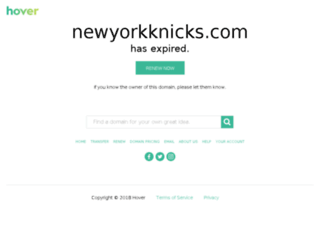 newyorkknicks.com screenshot