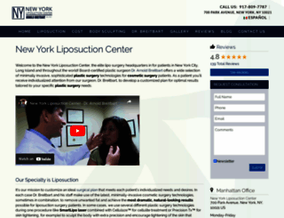 newyorkliposuction.com screenshot