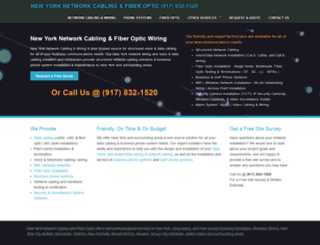 newyorknetworkcabling.com screenshot