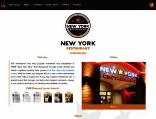newyorkrestaurant.co.za screenshot