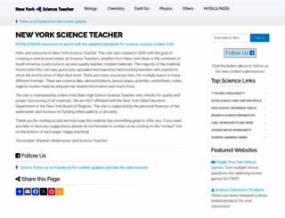 newyorkscienceteacher.com screenshot
