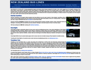 newzealandbuslines.com screenshot