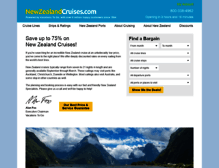 newzealandcruises.com screenshot