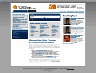 newzealandfranchises.co.nz screenshot