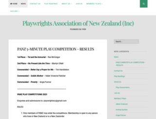 newzealandplaywrights.wordpress.com screenshot