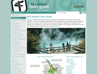 newzealandtourism.co.nz screenshot