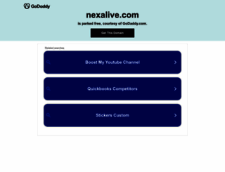 nexalive.com screenshot