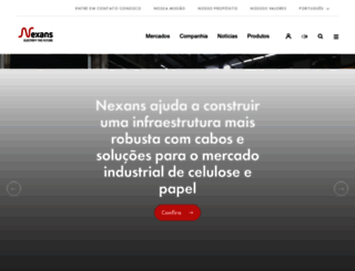 nexans.com.br screenshot