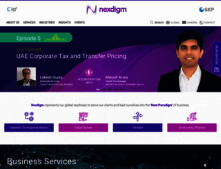 nexdigm.com screenshot