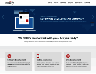 nexifysoftware.com screenshot