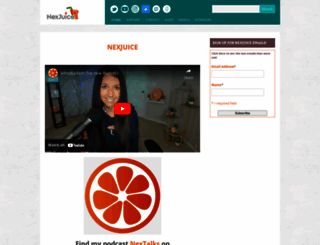 nexjuice.com screenshot