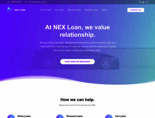 nexloan.com.au screenshot