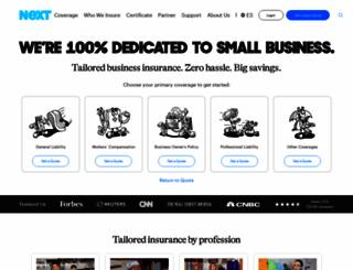 next-insurance.com screenshot