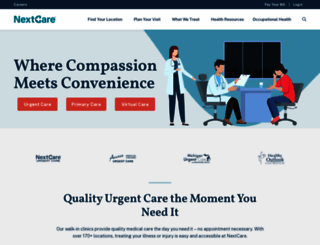 nextcare.com screenshot