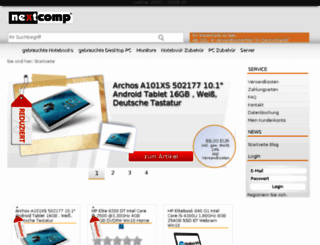 nextcomp.de screenshot