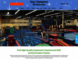 nextdimensiongymnastics.com screenshot