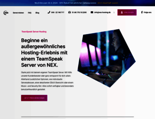 nexteamspeak.de screenshot