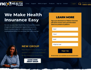 nexthealthplan.com screenshot