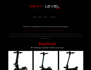 nextlevelscooters.com screenshot