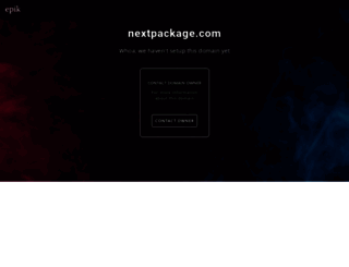nextpackage.com screenshot