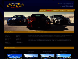 nextrideautosales.com screenshot