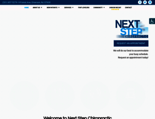 nextstepchiropractic.com screenshot