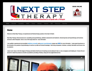 nextsteptherapy.ie screenshot