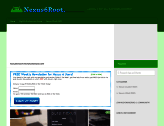 nexus6root.highonandroid.com screenshot
