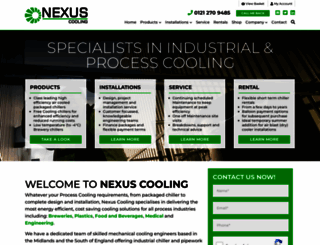 nexuscooling.co.uk screenshot