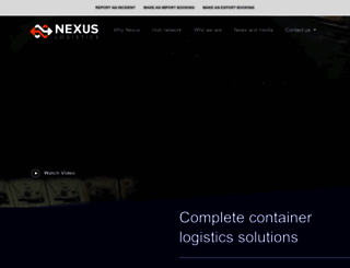 nexuslogistics.co.nz screenshot
