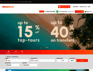 nexustours.com screenshot