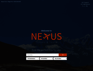 nexustravelstours.com screenshot