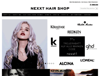 nexxt-hair-shop.de screenshot