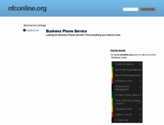 nfconline.org screenshot