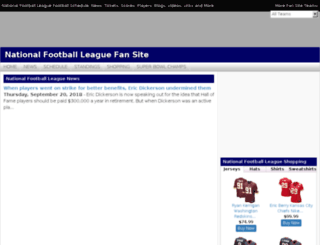 nflfootballfansite.com screenshot