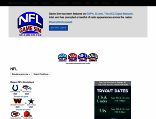 nflgamesim.com screenshot