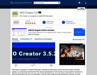 nfo-creator.informer.com screenshot