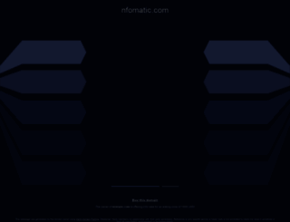 nfomatic.com screenshot