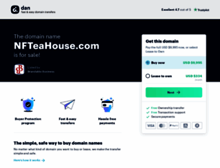 nfteahouse.com screenshot