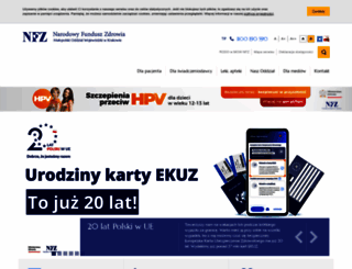 nfz-krakow.pl screenshot