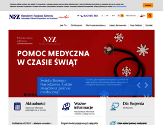 nfz-wroclaw.pl screenshot