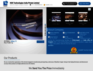 ngkcopper.com screenshot