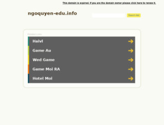 ngoquyen-edu.info screenshot