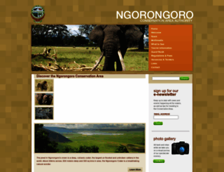 ngorongorocrater.org screenshot