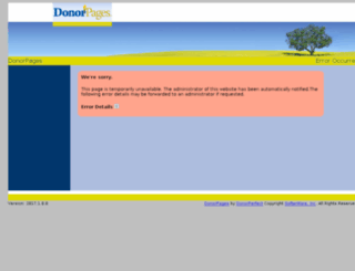 ngtpf.donorpages.com screenshot