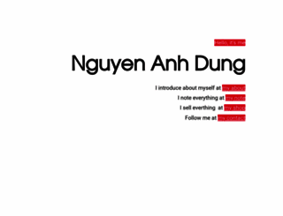 nguyenanhdung.info screenshot