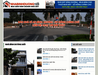 nhabinhduong123.com screenshot