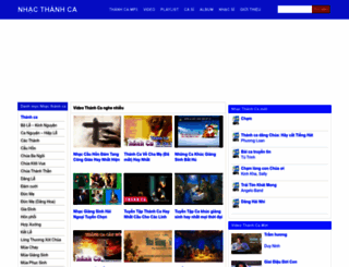 nhacthanhcavietnam.com screenshot