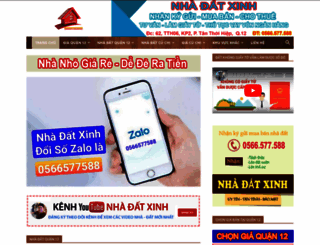 nhadatxinh.com screenshot